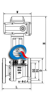 高溫電動(dòng)球閥 (配HR執行器) 